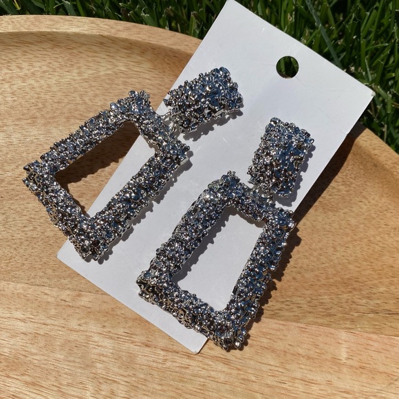 Anthropologie Jewelry - NWT SILVER EARRINGS